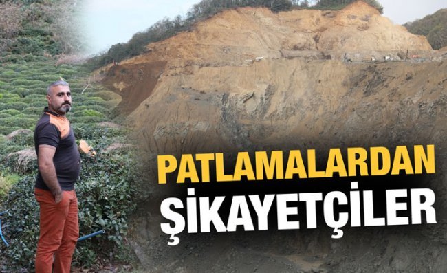 Köylülerden Taş Ocağındaki Patlatmalara Tepki