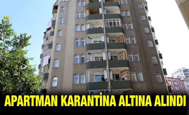 Rize'de Apartman Yöneticisi Binayı Karantinaya Aldı