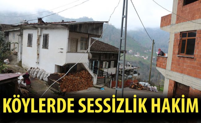 Rize'de Köylerde Koronavirüs Sessizliği