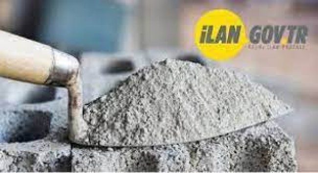 DÖKME ÇİMENTO SATIN ALINACAKTIR
