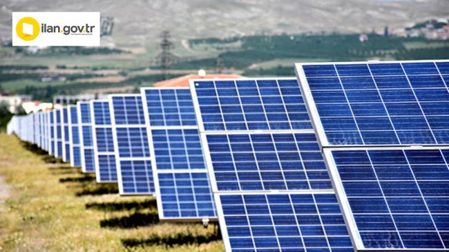 GÜNEŞ ENERJİ SANTRALİ YAPTIRILACAKTIR