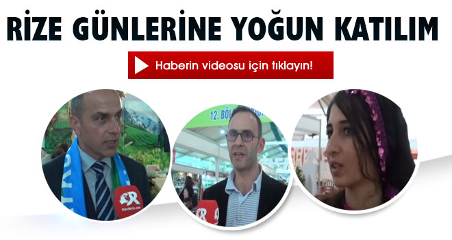 Rize Günleri Yoğun Katılımla Devam Ediyor