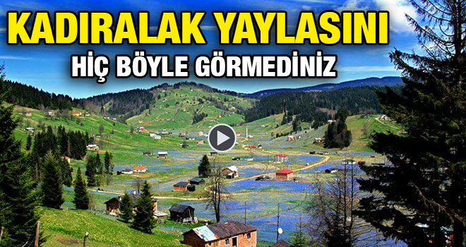 Kadıralak Yaylasını hiç böyle görmediniz