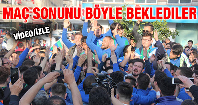 Rizede Maç Sonunu Böyle Beklediler